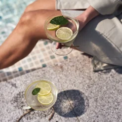 Ferm LIVING 2 Copas De Champán Ripple -Tiendas De Vajillas Seleccionadas 29218 01 05 f78b0d7972