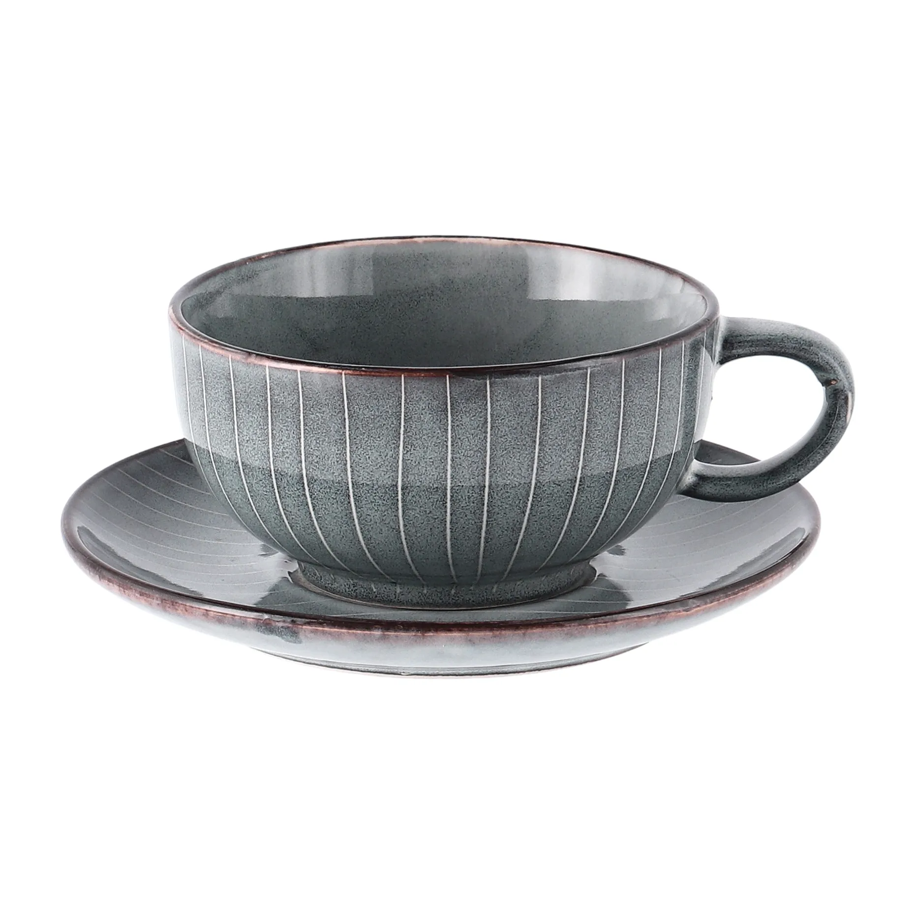 Broste Copenhagen Taza De Té Y Plato Nordic Sea 1 Broste Copenhagen Taza De Té Y Plato Nordic Sea