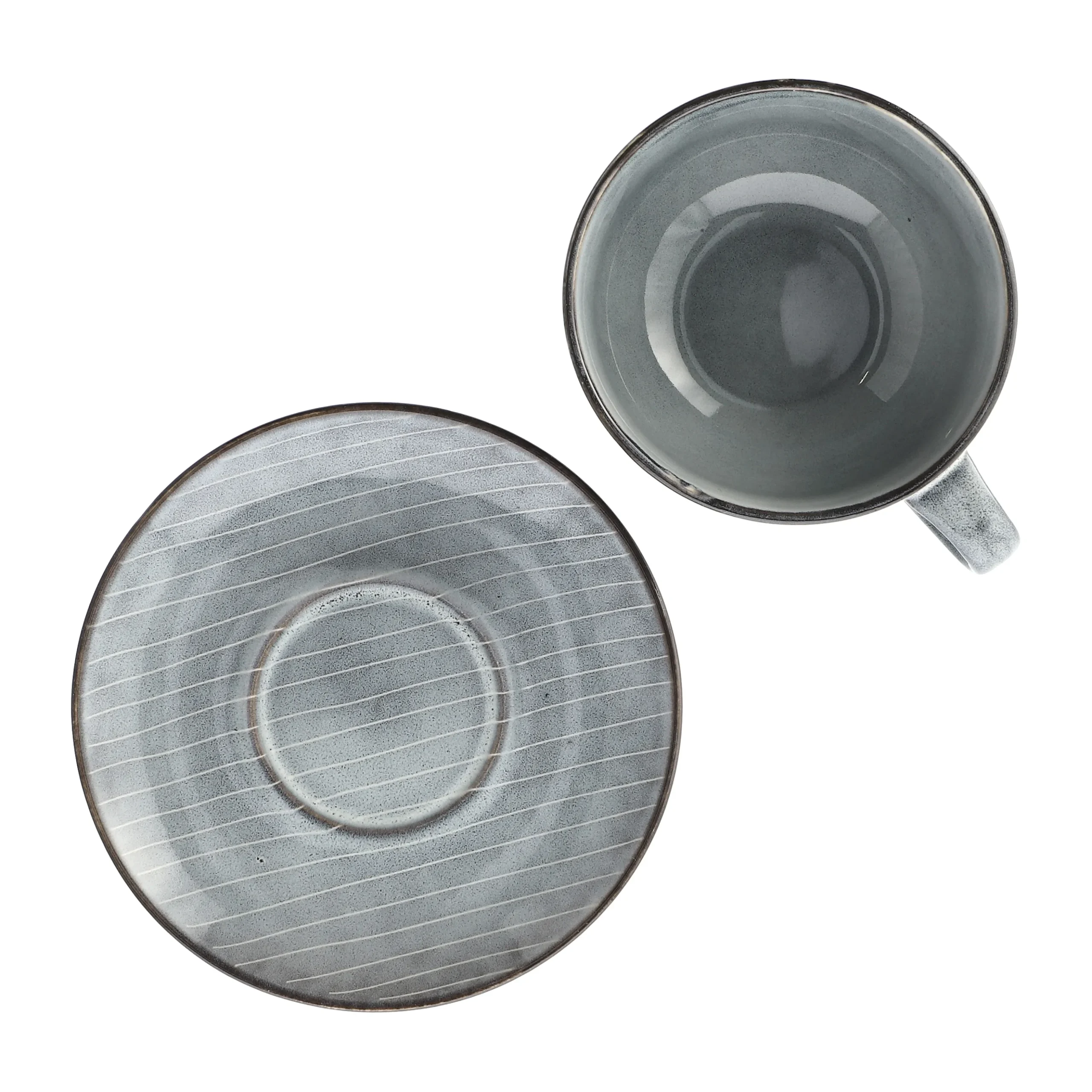 Broste Copenhagen Taza De Té Y Plato Nordic Sea 2 Broste Copenhagen Taza De Té Y Plato Nordic Sea - Imagen 2