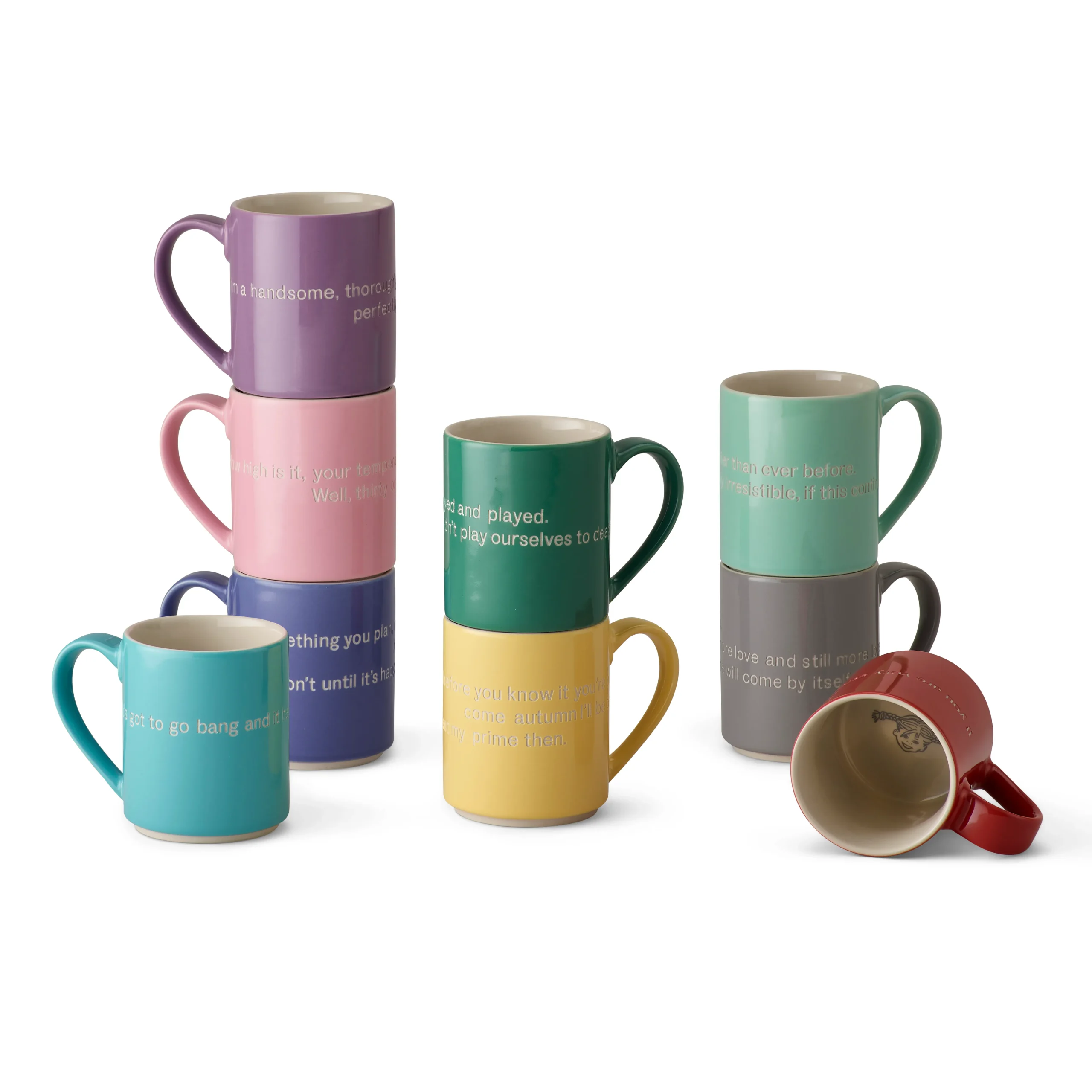 Design House Stockholm Mug Astrid Lindgren, Oh Yes, Time Flies 2 Design House Stockholm Mug Astrid Lindgren, Oh Yes, Time Flies - Imagen 2