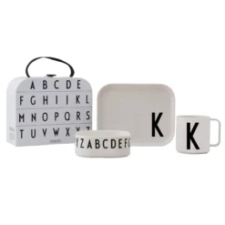 Set Vajilla Infantil Design Letters