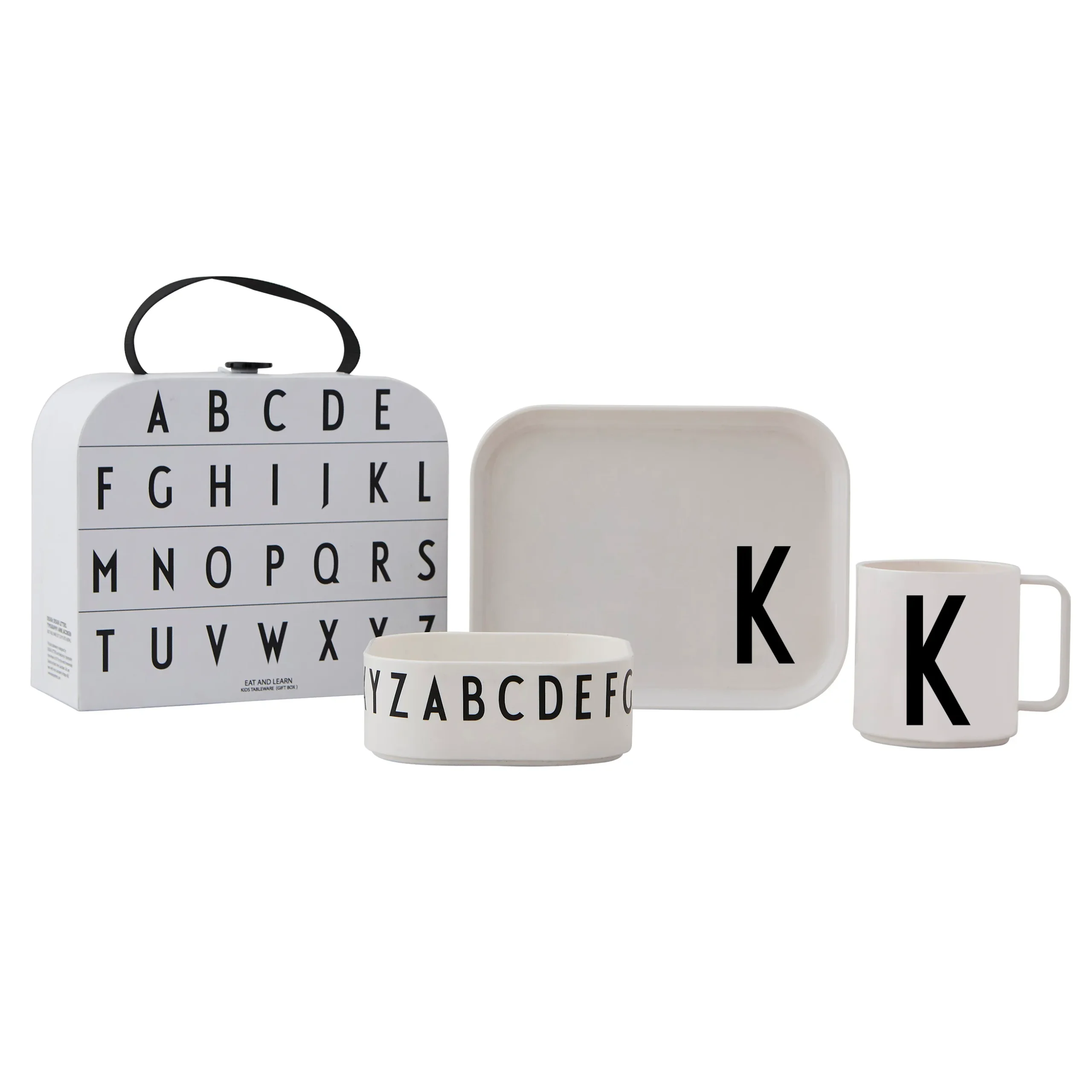 Set Vajilla Infantil Design Letters 1 Set Vajilla Infantil Design Letters