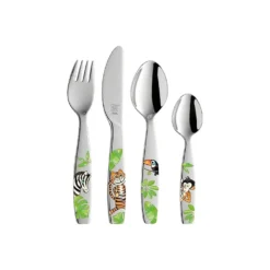 Cubiertos Infantiles Zwilling Twin Kids Jungle 4 Piezas
