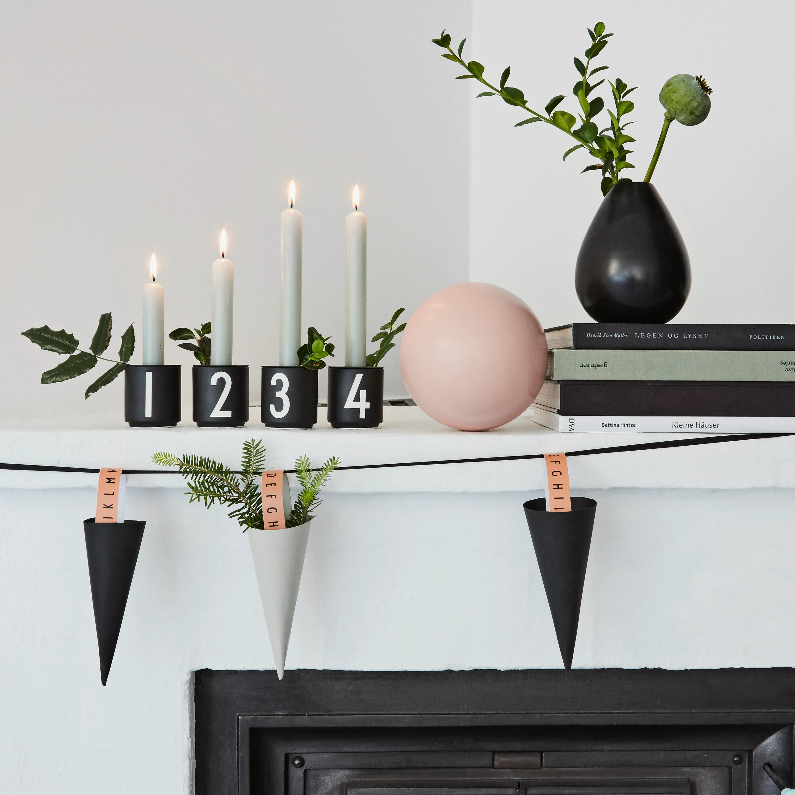 4 Tazas Espresso Design Letters Negro 6 4 Tazas Espresso Design Letters Negro - Imagen 6