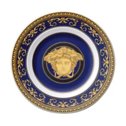 Plato Pequeño Versace Medusa Blue