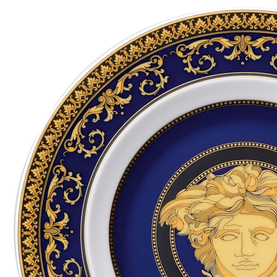 Plato Pequeño Versace Medusa Blue 2 Plato Pequeño Versace Medusa Blue - Imagen 2
