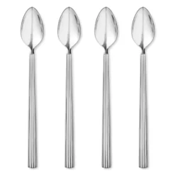 Georg Jensen 4 Cucharillas De Café Latte Bernadotte