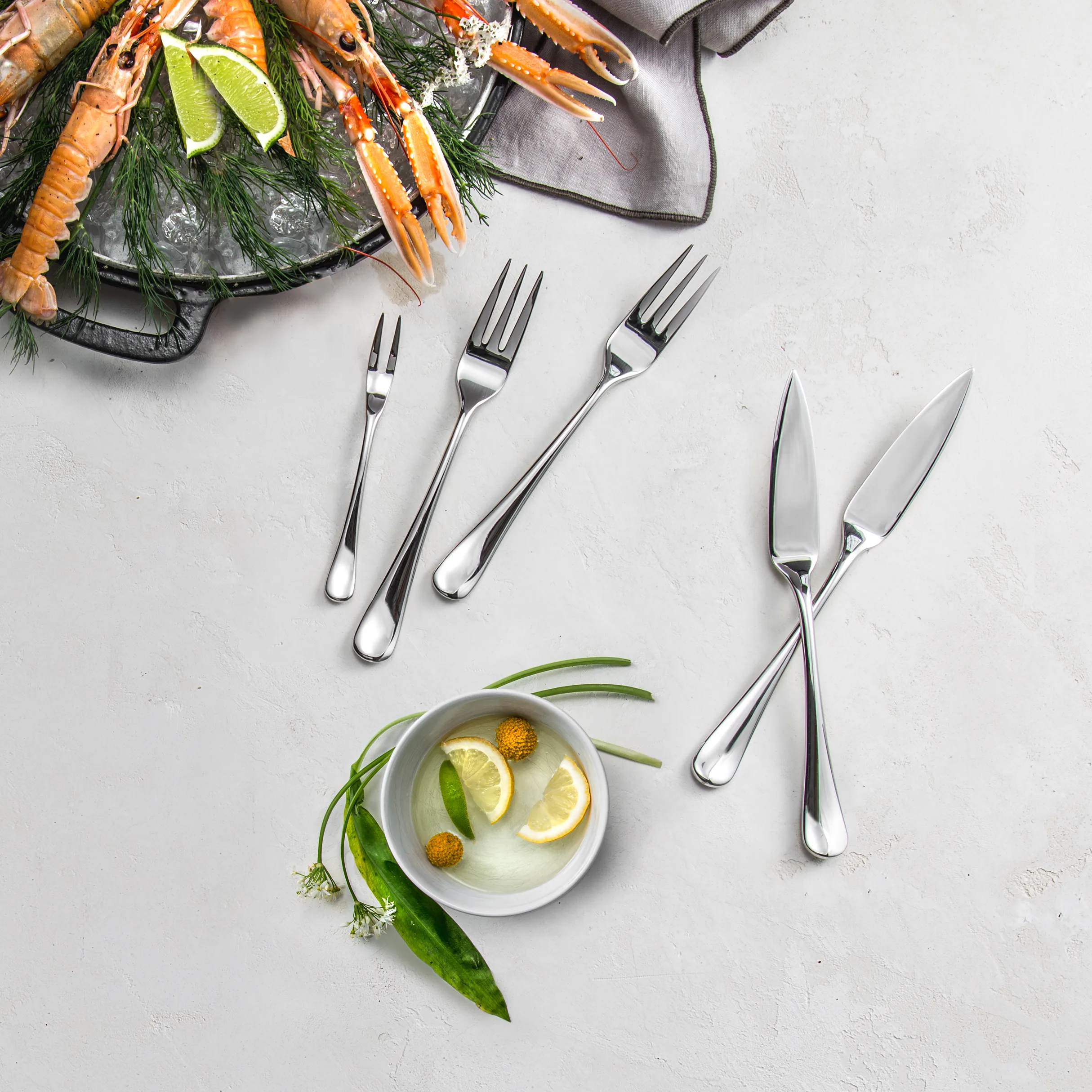 Tenedor De Pescado Radford Brillante 2 Tenedor De Pescado Radford Brillante - Imagen 2