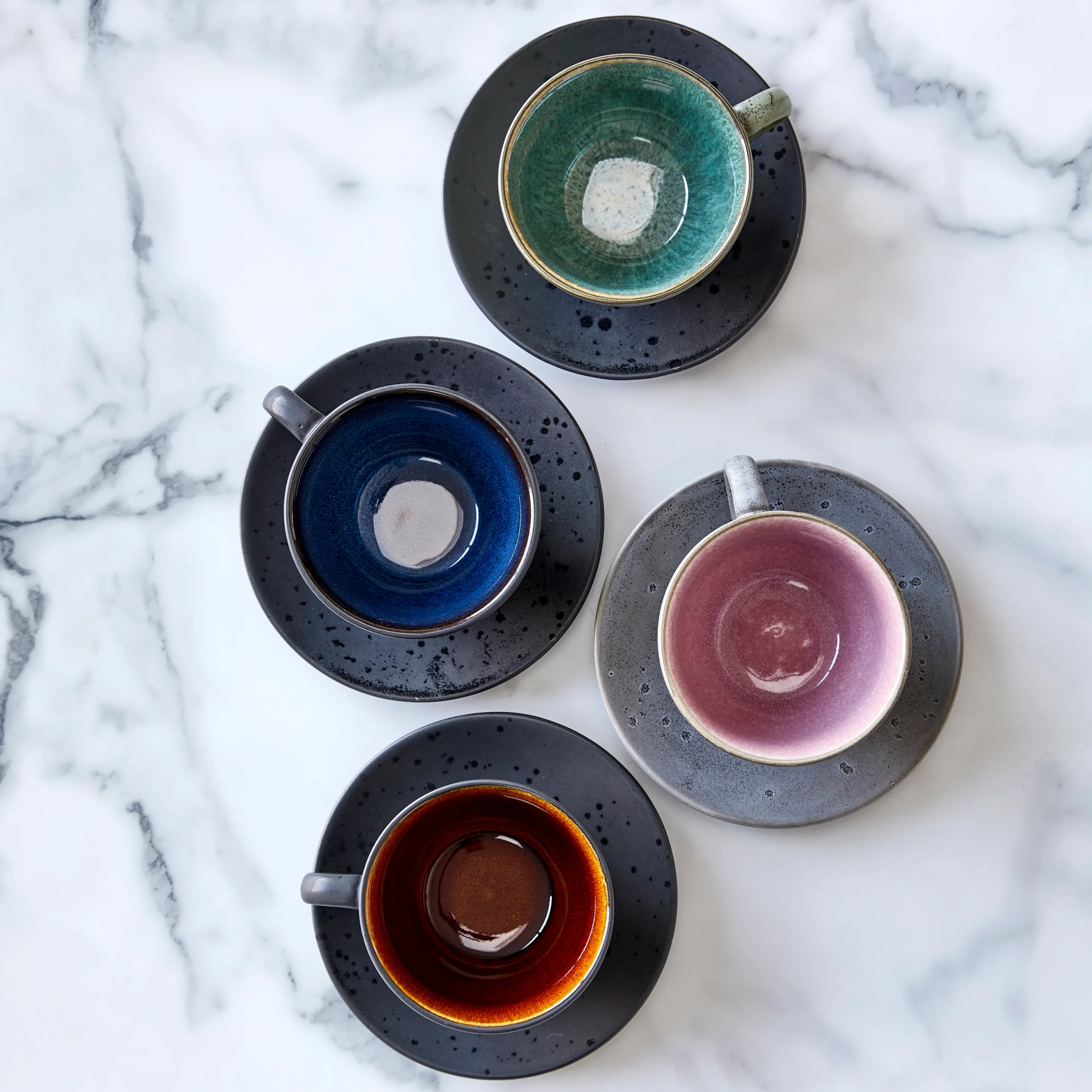 Taza Con Plato De Té Bitz Gris 3 Taza Con Plato De Té Bitz Gris - Imagen 3