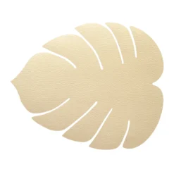 LIND DNA Mantel Individual Monstera Leaf Hippo S