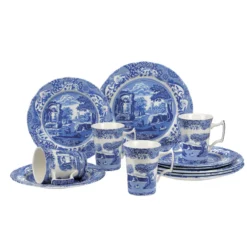 Spode Vajilla Blue Italian