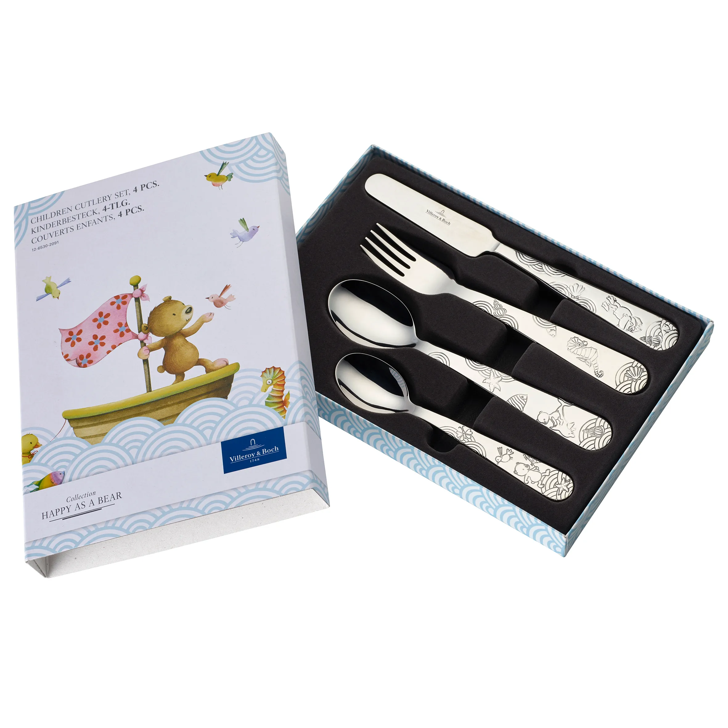 Villeroy & Boch Cubiertos Infantiles Happy As A Bear 4 Piezas 3 Villeroy & Boch Cubiertos Infantiles Happy As A Bear 4 Piezas - Imagen 3