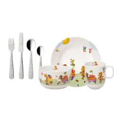 Villeroy & Boch Vajilla Infantil Y Cubiertos Hungry As A Bear
