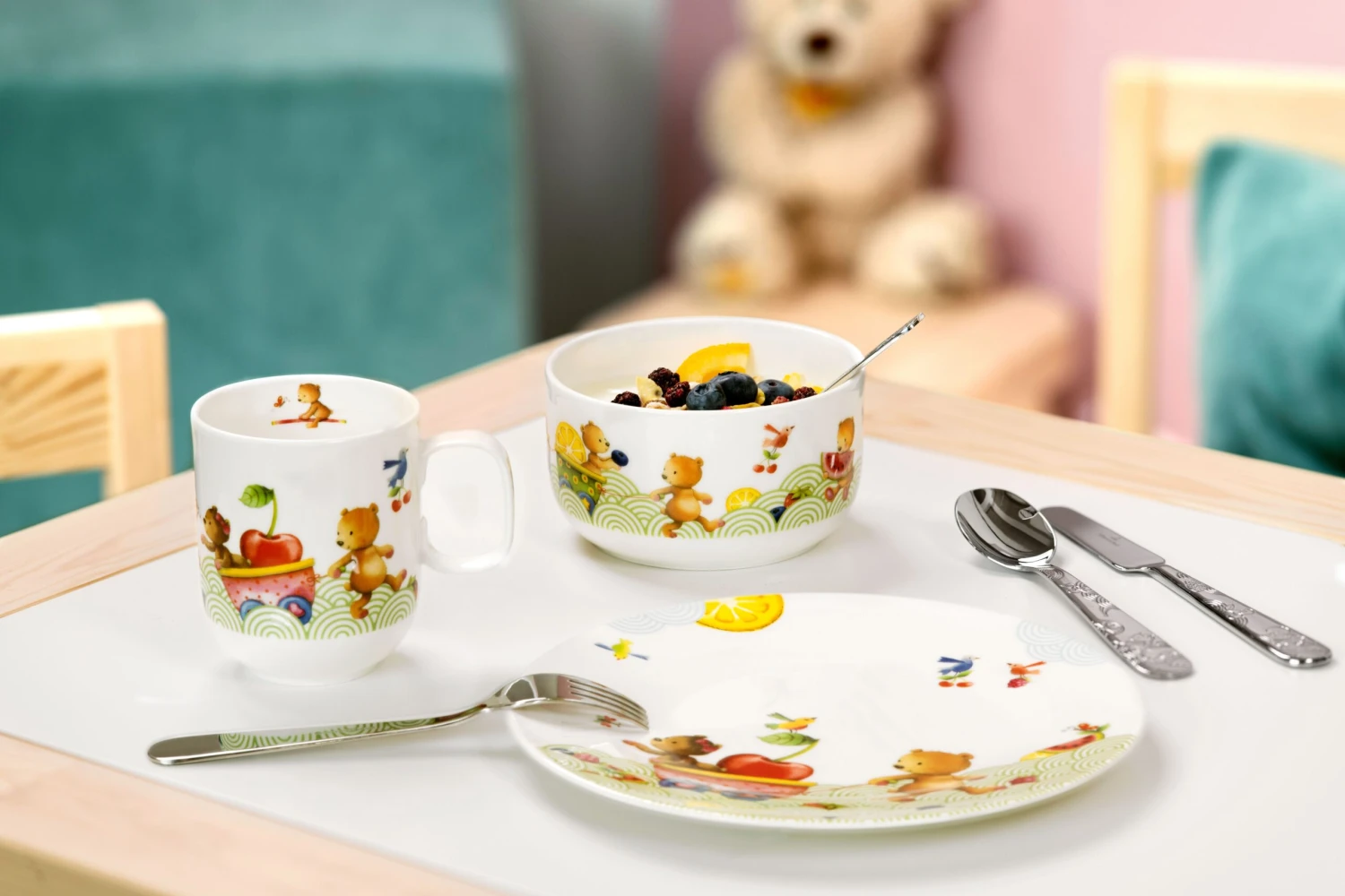 Villeroy & Boch Vajilla Infantil Y Cubiertos Hungry As A Bear 4 Villeroy & Boch Vajilla Infantil Y Cubiertos Hungry As A Bear - Imagen 4