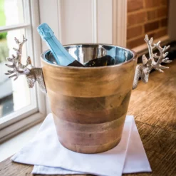 Enfriador De Botellas Huntsman Ciervo Madera Mango 7 Enfriador De Botellas Huntsman Ciervo Madera Mango -Tiendas De Vajillas Seleccionadas 40681 01 02 002a03fc63