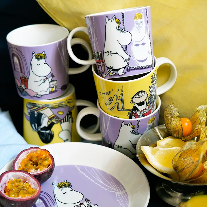 Arabia Taza Mumin Snorkmaiden Morado 2 Arabia Taza Mumin Snorkmaiden Morado - Imagen 2