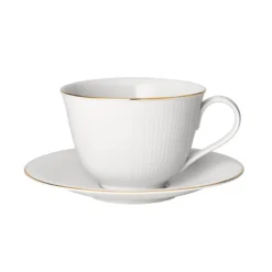 Rörstrand Taza De Té Y Platillo Swedish Grace Gala