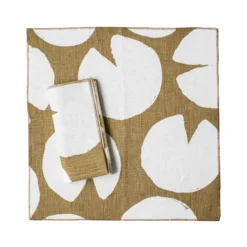 2 Servilletas De Lino Water Lilies