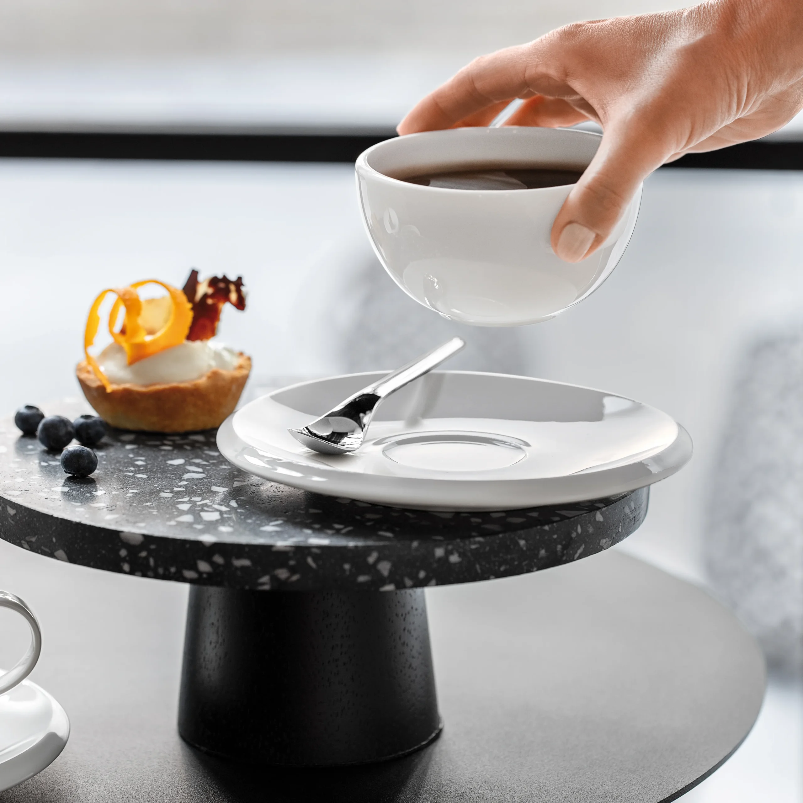 Villeroy & Boch Plato De Café NewMoon Ø17 Cm 2 Villeroy & Boch Plato De Café NewMoon Ø17 Cm - Imagen 2