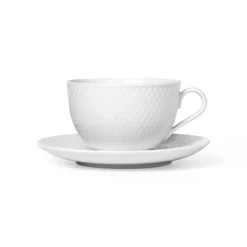 Lyngby Porcelæn Taza De Té Y Platillo Rhombe