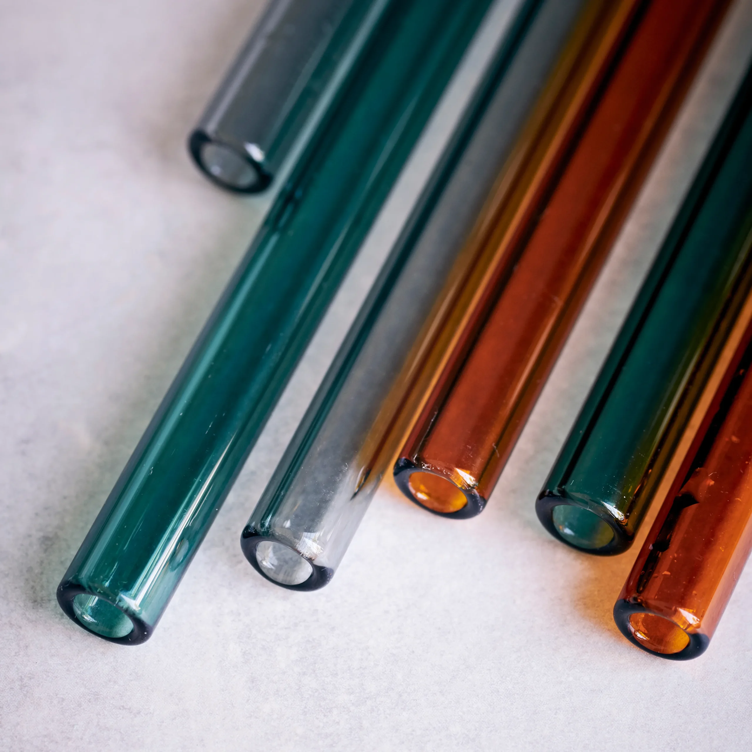 House Doctor 6 Pajitas De Vidrio Vaca 2 House Doctor 6 Pajitas De Vidrio Vaca - Imagen 2