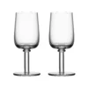 Kosta Boda 2 Vasos Con Pie Ie Viva 25 Cl