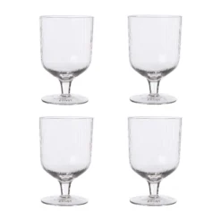 4 Vasos Con Pie Ernst
