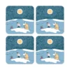 4 Posavasos Moomin Snow Moonlight Invierno 2021