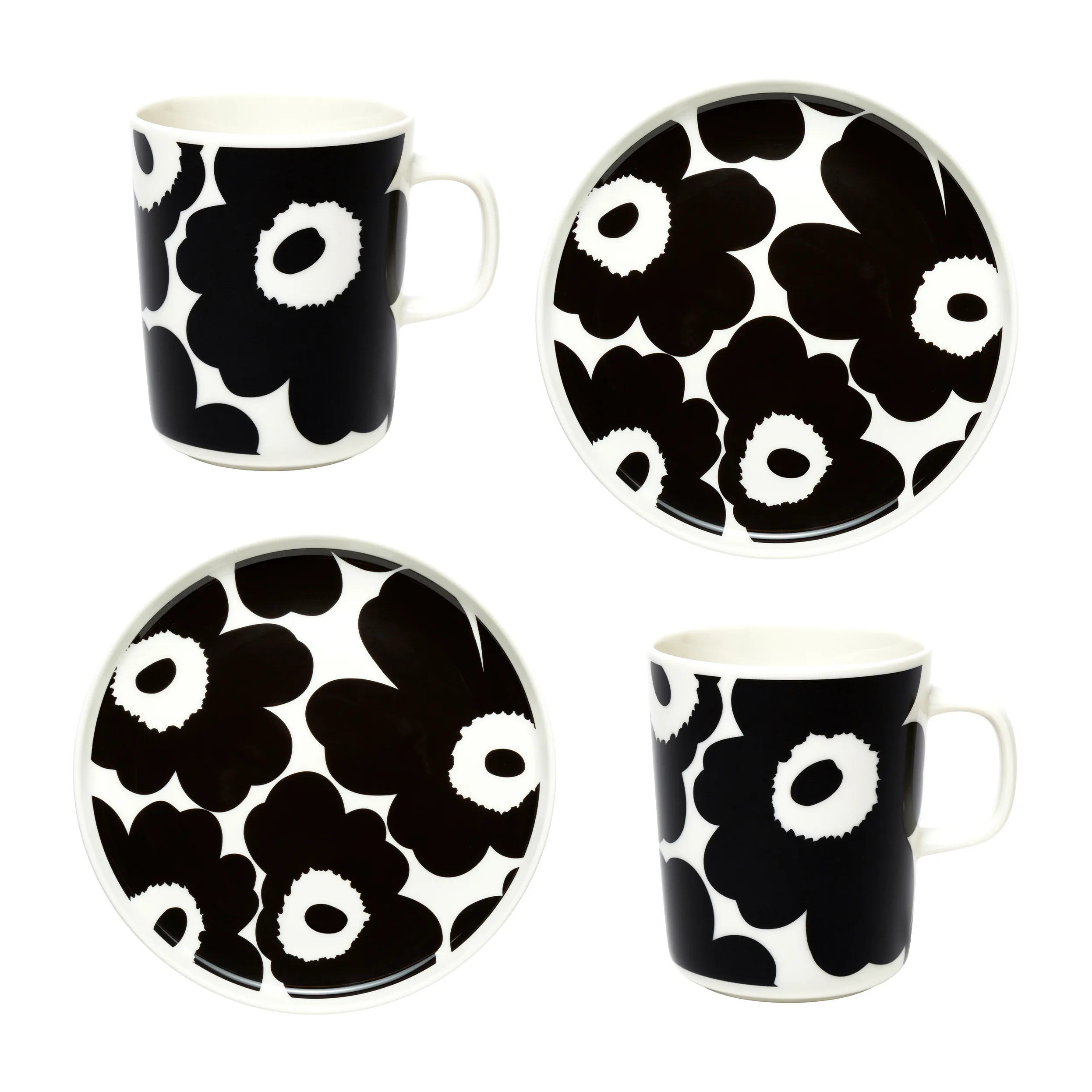 Marimekko Set De Desayuno Unikko 1 Marimekko Set De Desayuno Unikko