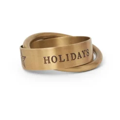 Lexington Servilletero Happy Holidays Brass Ø4 Cm
