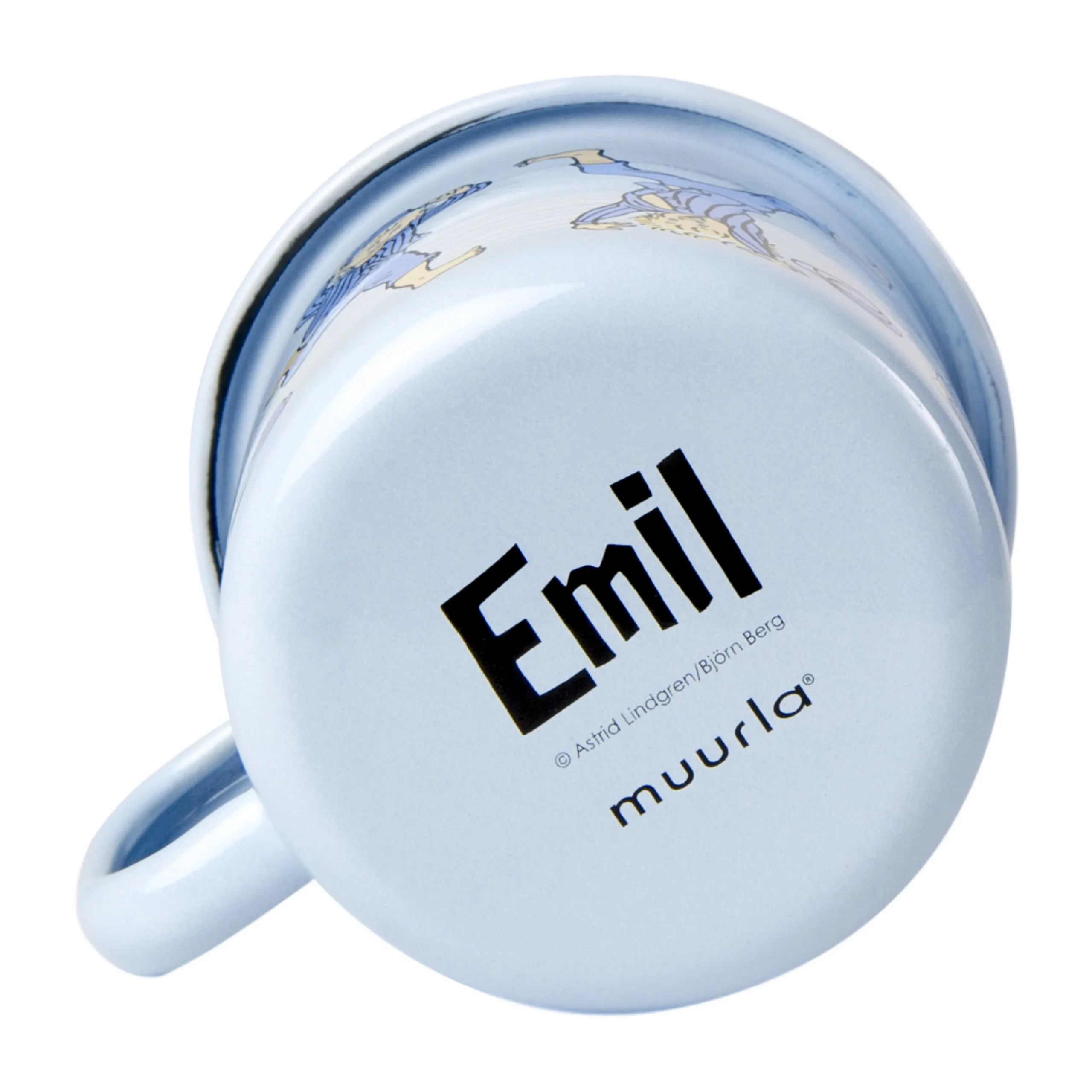 Muurla Taza Esmaltada Emil Blue 2,5 Dl 3 Muurla Taza Esmaltada Emil Blue 2,5 Dl - Imagen 3