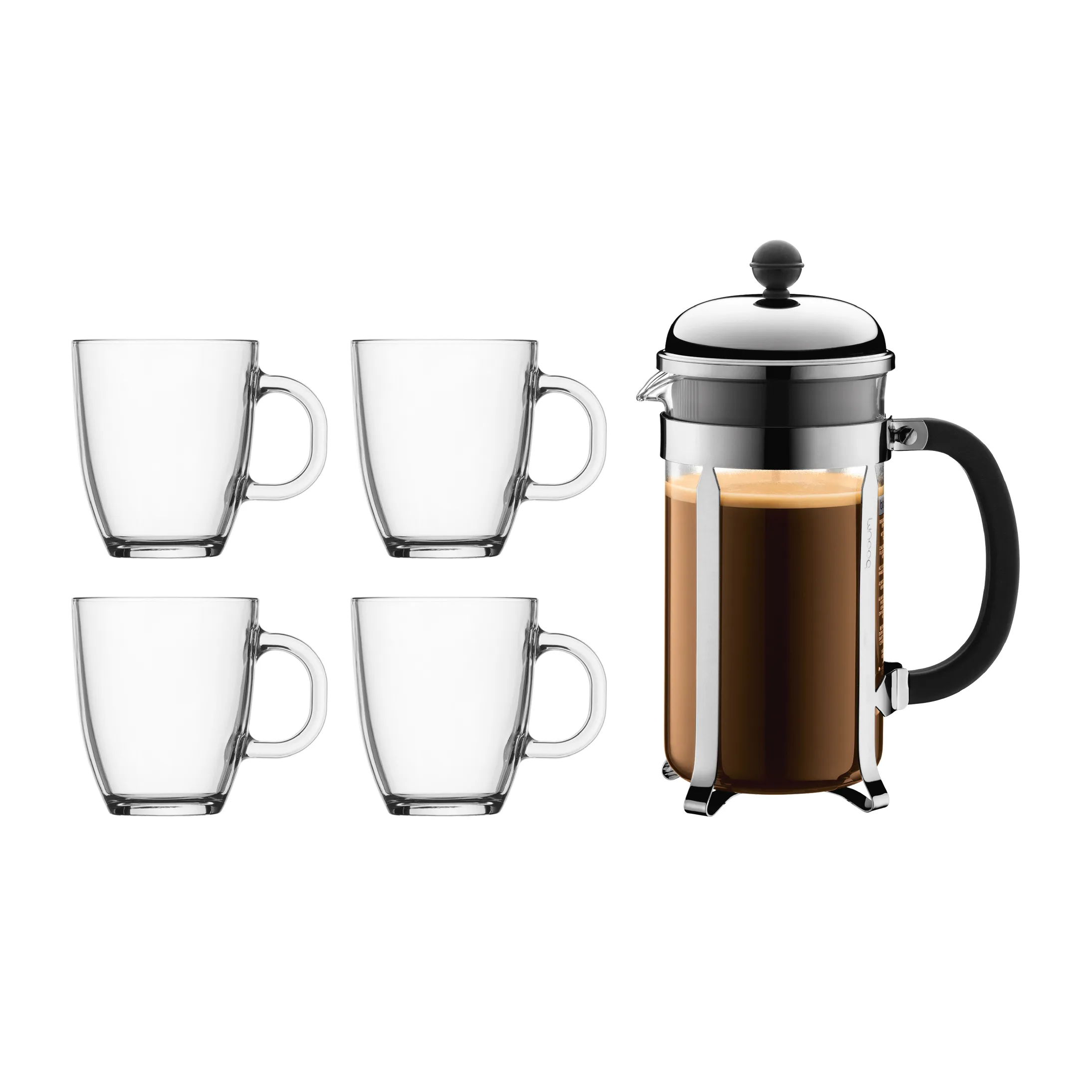 Bodum Cafetera De émbolo Cambord 1 L Con Tazas 1 Bodum Cafetera De émbolo Cambord 1 L Con Tazas