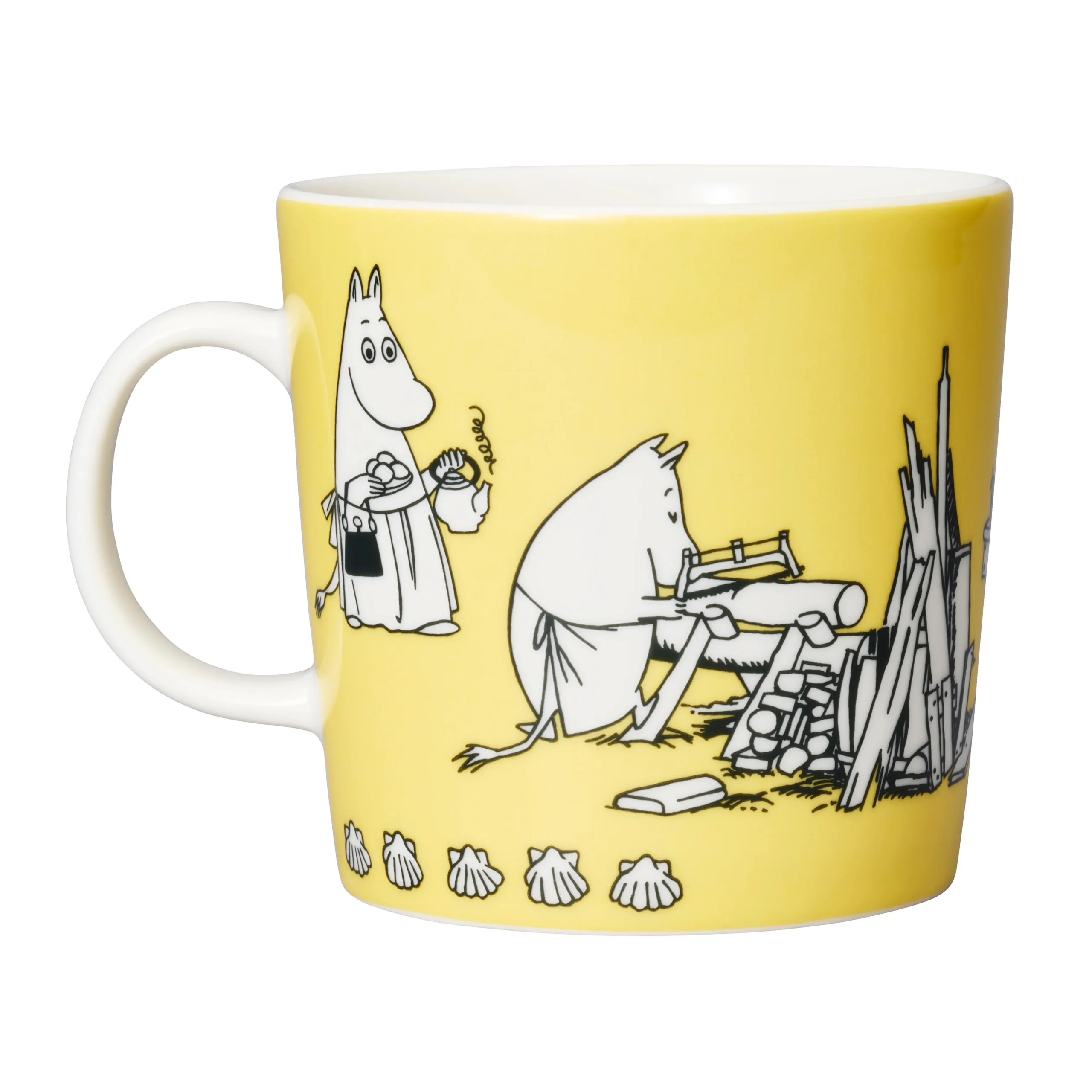 Arabia Taza Moomin Yellow Special 2 Arabia Taza Moomin Yellow Special - Imagen 2