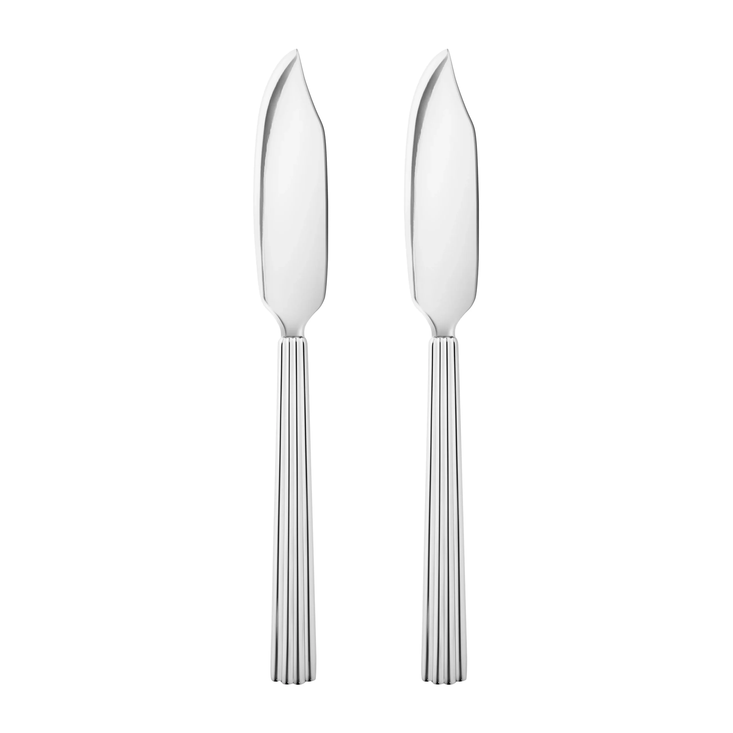 Georg Jensen 2 Cuchillos De Pescado Bernadotte 1 Georg Jensen 2 Cuchillos De Pescado Bernadotte