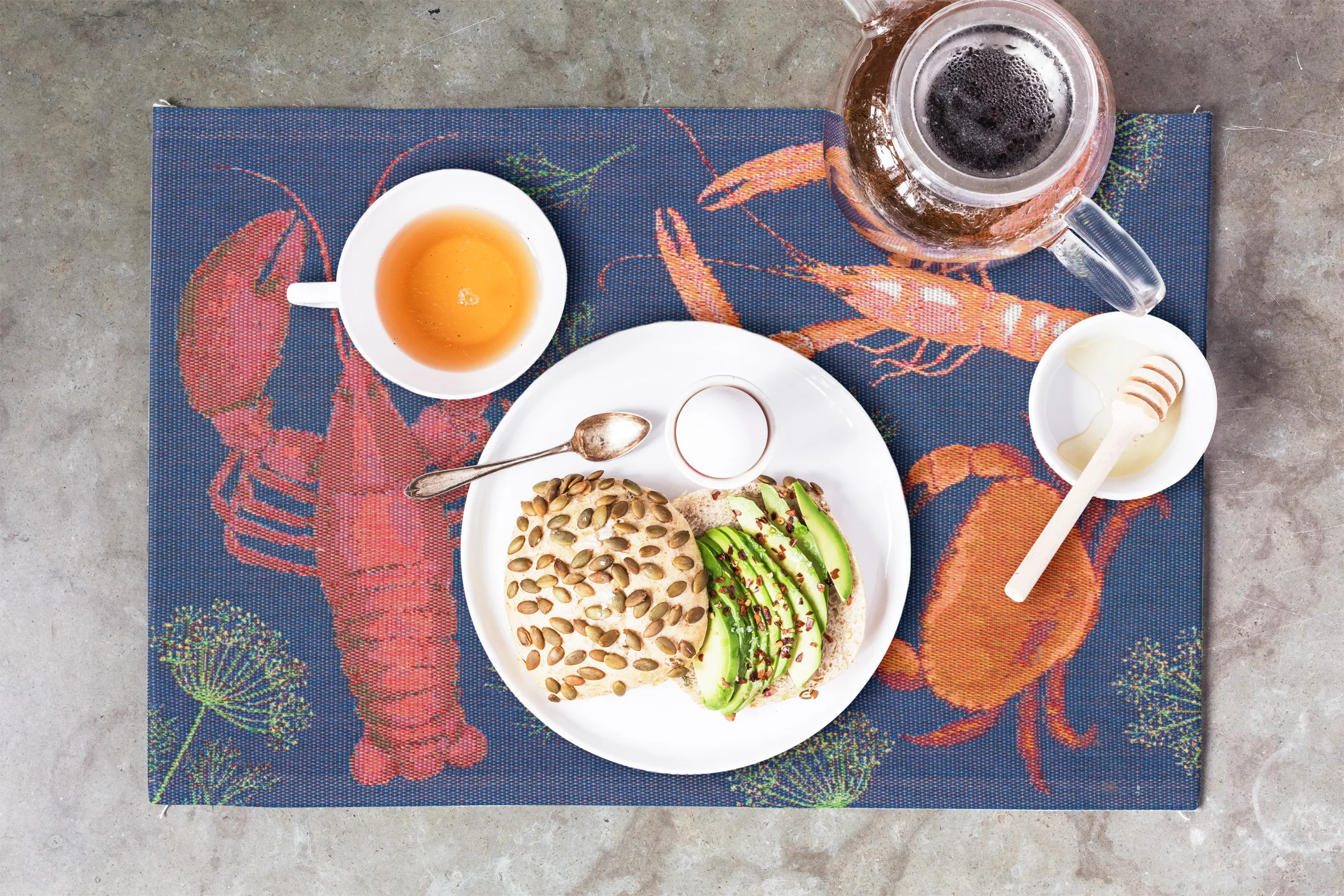 Mantel Individual Skaldjursfest 2 Mantel Individual Skaldjursfest - Imagen 2