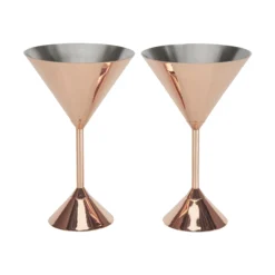 Tom Dixon 2 Copas De Martini Plum 16 Cl