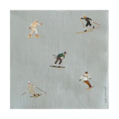 25 Servilletas Skiers