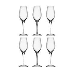 Orrefors 6 Copas De Champagne Sense 25,5 Cl