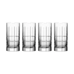 Orrefors 4 Vasos Alargados Street 45 Cl