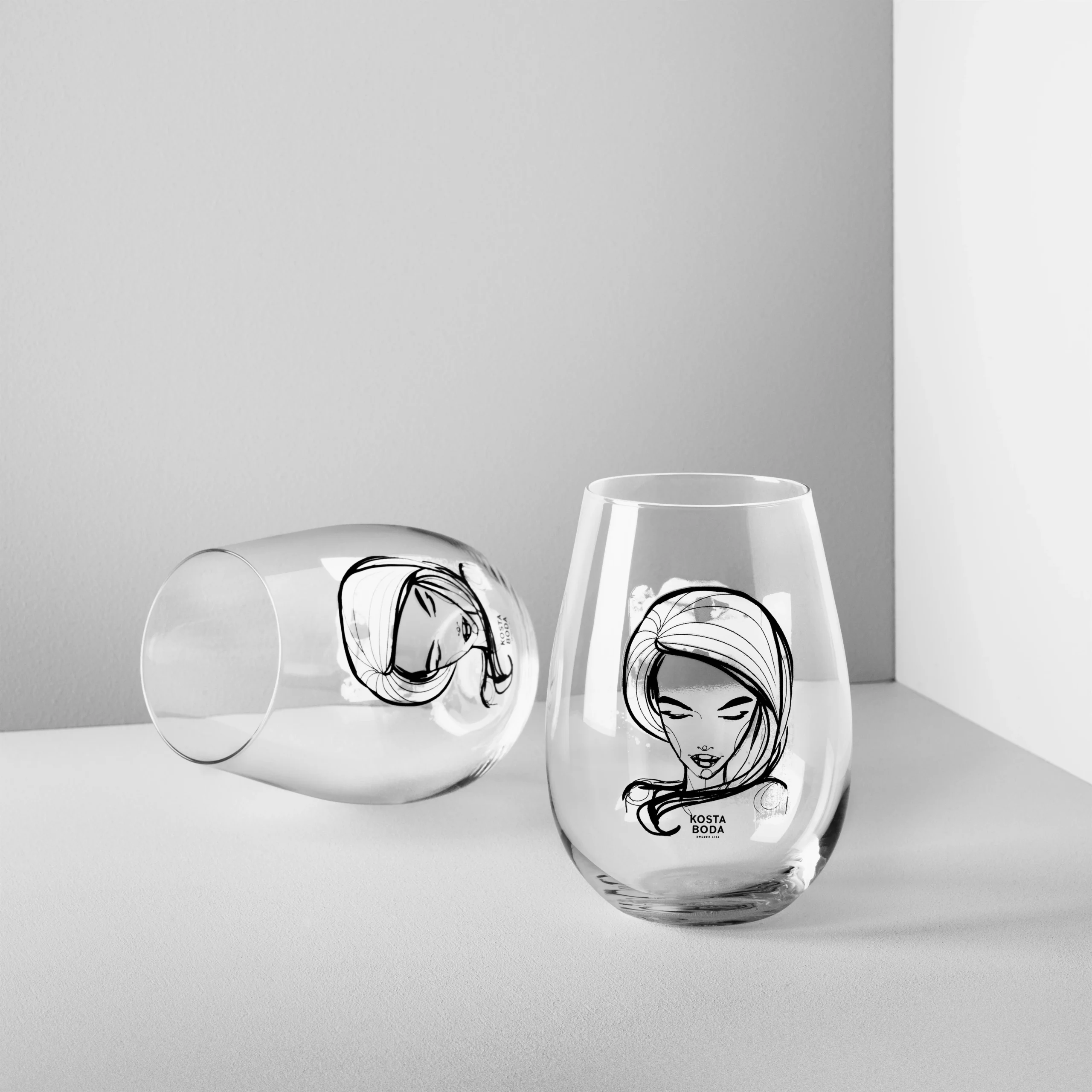 Kosta Boda 2 Vasos All About You 57 Cl 3 Kosta Boda 2 Vasos All About You 57 Cl - Imagen 3