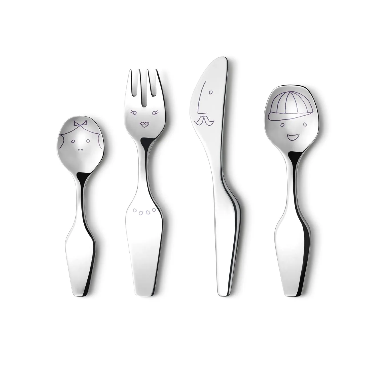 Georg Jensen Juego De Cubiertos The Twist Family 1 Georg Jensen Juego De Cubiertos The Twist Family