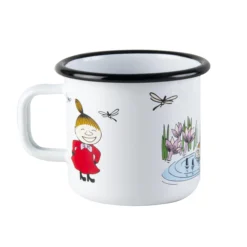 Muurla Taza Esmaltada Pequeña My, Blanco